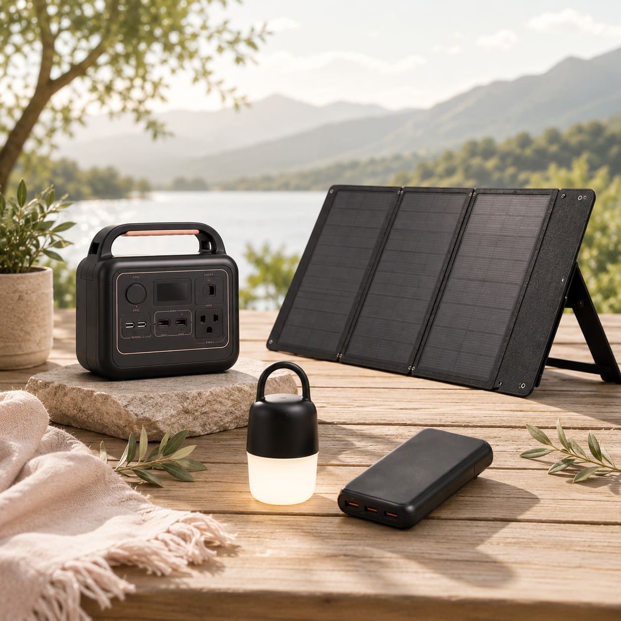 Energía solar portátil