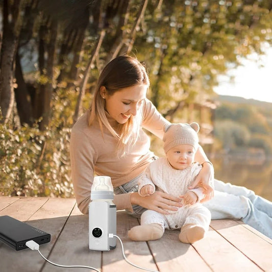 WarmBottle™ - Calentador de teteros portátil, inalámbrico y recargable