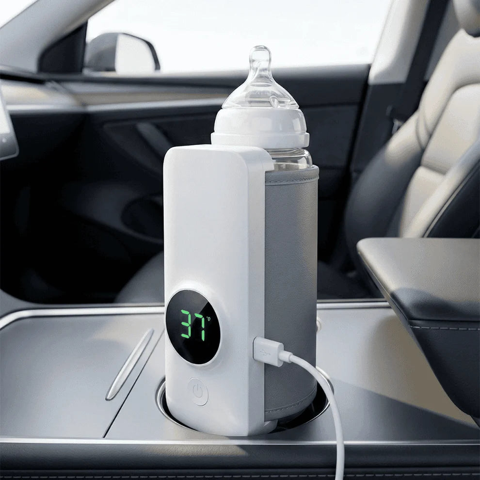 WarmBottle - Calentador de teteros portátil, inalámbrico y recargable